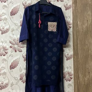 Beautiful Avasa Kurta With Long Layer Silk Fabric