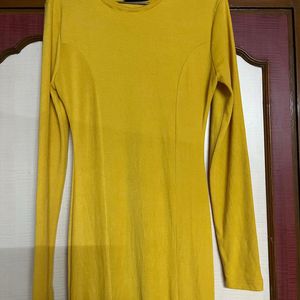 Bodycon Yellow Dress