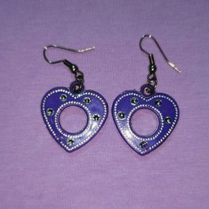 Purple Earrings