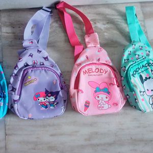 Sanrio Crossbody Bags Ech 160/- 🆕