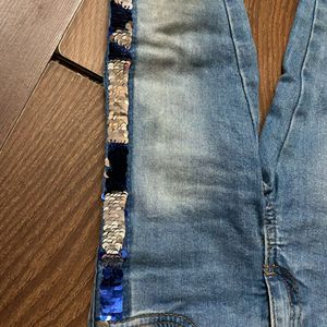 Blue Sequins Denim 2-3.5 Yr