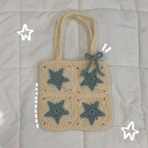 Crochet Mini Tote Bag ⭐