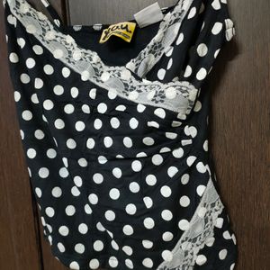 Cute Polka Crop Top