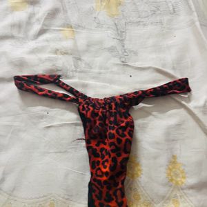 Zara Thong Leopard Print