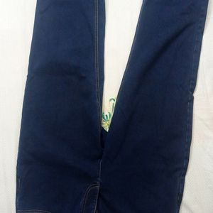 cotton denim straight fit jeans