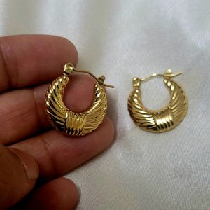 Bow Hoop Earrings