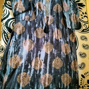 New Black Kurthi Size:Xl