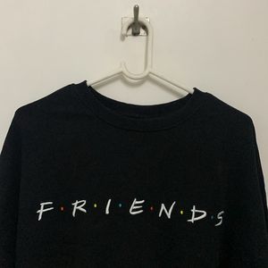 h&m oversized friends sweatshirt