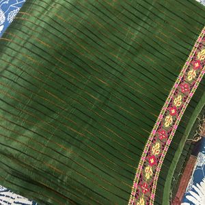 a butiful saree with sober design