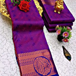 Combo Banarasi Silk Sarees.