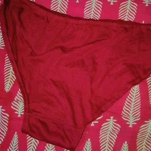 💋5 Time Use Red 🍒 Panty/Brief  I 100cm