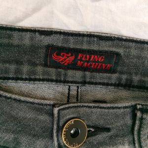 Flying Machine Slim Men's Black Jean,👖 🩶
