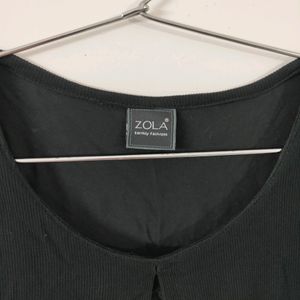 Zola black lace top (girl's)