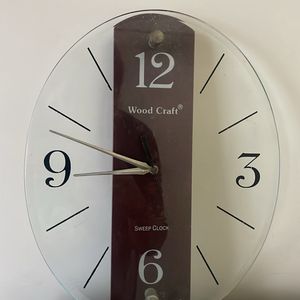 Oval Shape Wall Clock