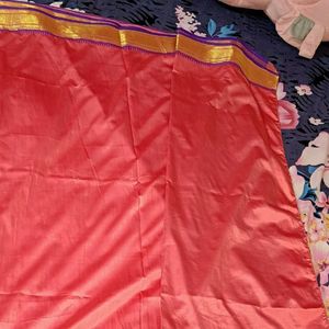 Pure Silk Saree With Stitched Blouse