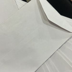 White Empty Envelopes 25 Pieces