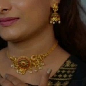 Temple Jewellery Set For Women