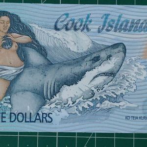 🔥Rare Cook Islands 3 Dollars UNC Polymer Banknote