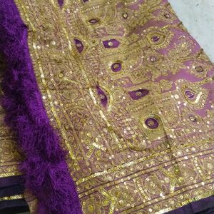 Expensive 🫰 Purple 💜 Beautiful Saree 🔥