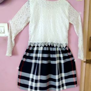 School Girl Style Party Dress