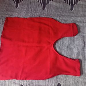 Red Crop Top Multiple Uses