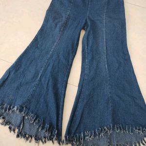 Denim Palazzo Pants For Women & Girls