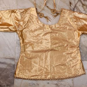 Golden Chauli For Lehnga