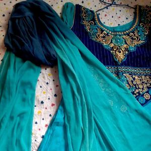 Blue Kurta Set