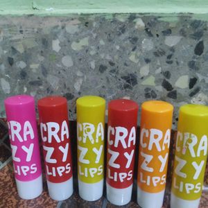 Crazy Lips Balms With Lip Changing Colour