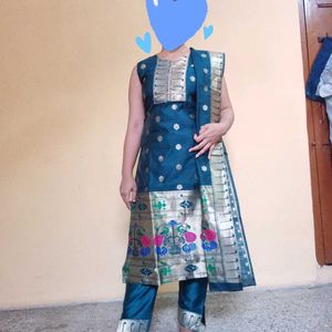 Ethnic Kurti Set with Dupatta