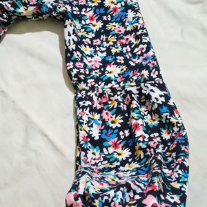 Flared Floral Dress