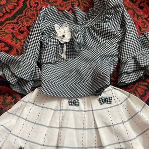 Skirt Top Set