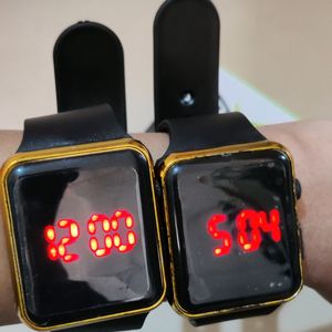 2 Digital Watch & Phone Stand