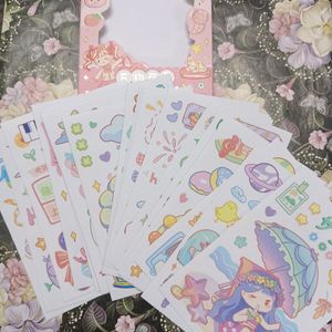 😍KAWAII 20 STICKER SHEETS 😍 (PINK 🩷)