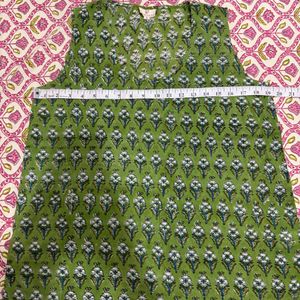 Anokhi Blockprinted Shorts Night Suit