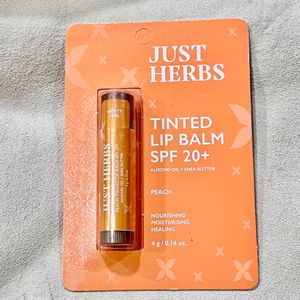 PRICE DROP Just Herbs Coffee Vanilla Peach Lip