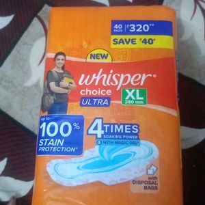 Whisper Choice Pack Of 40