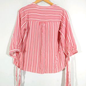 Peach Stripes Top (Women's)