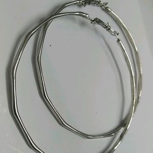 Abstract Silver Hoops (Accessorize)