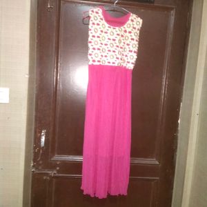 Women Long Gown Dress Kitty Birthday