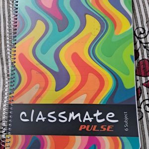 Classmate Pulse 6 Subject Note Book (300 Pages, Size: 26.7*20.3cm)