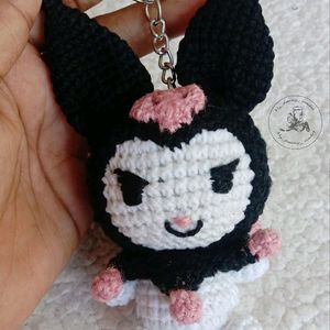 Amigurumi Kuromi Keychain /Charm