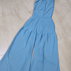 Blue Breezy Jumpsuit