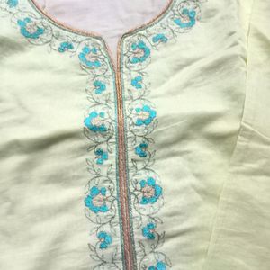 Branded  Lining Attached Kurti With Duppata