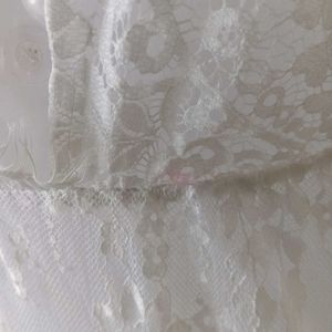 Imported Long Lace Beach Cover Up