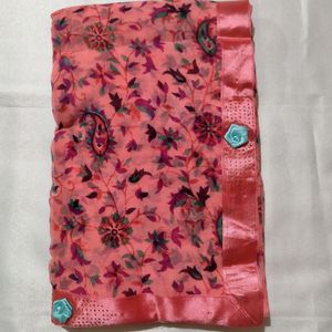 Daily Wear Flower Design Silk Saree