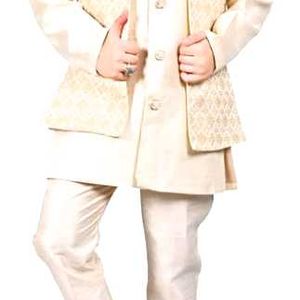 Like New Creamy Waistcoat For Boys Aged 7-8 Yrs