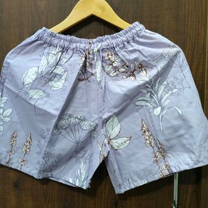 Cotton Shorts For Ladies