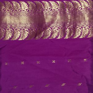 Purple 💜💜 Saree