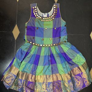 Girs Banarasi Frock